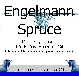 engelmann spruce label