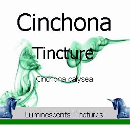cinchona bark tincture label