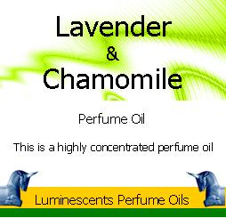 lavender and chamomile perfume oil label coyright d hugonin