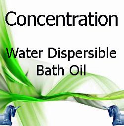 Concentration Water Dispersible Bath Oil
