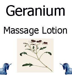 Geranium massage Lotion