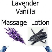 Lavender and vanilla Massage Lotion
