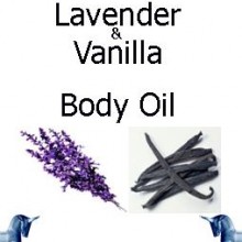 Lavender and vanilla Body Oil