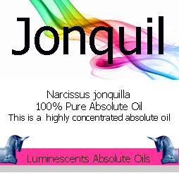 Jonquil Absolute Oil Label