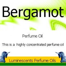 Bergamot perfume oil label