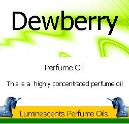 Dewberry Perfume Oil Label
