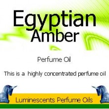 Egyptian Amber label