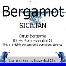 Bergamot sicilian label