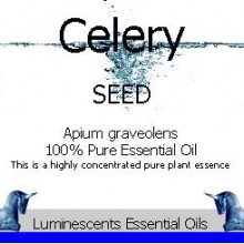 Celery Seed Essential Oil Label
