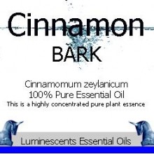 Cinnamon Bark Essential Oil Label