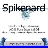 spikenard essential oil label