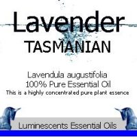 lavender tasmanian label