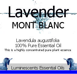 lavender mont blanc label
