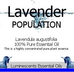 lavender population label
