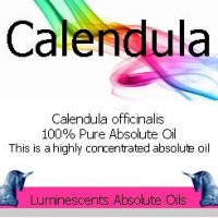 calendula absolute oil label