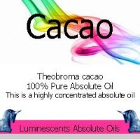 cacao absolute oil label
