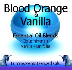 Blood Orange and Vanilla Blended Essential Oils