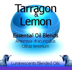 Tarragon and lemon blended essential oils
