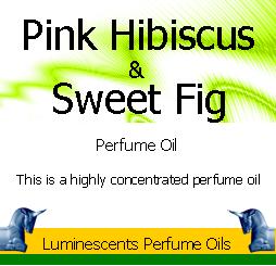 Pink Hibiscus and sweet fig perfume oil