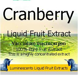 cranberry liquid fruit extract