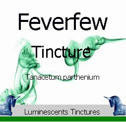feverfew tincture label