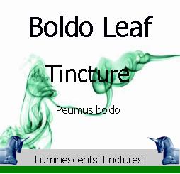 Boldo Leaf Tincture label
