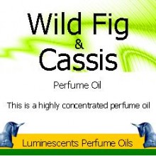 Wild Fig and Cassis perfume oil label