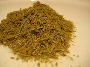 Savine cut herb