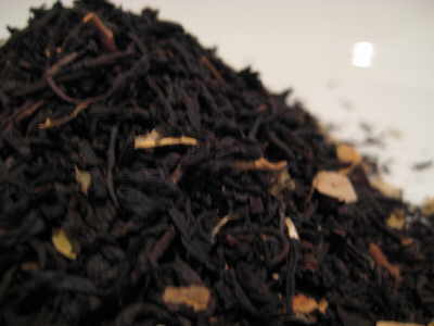 blackcurrant flavoured tea leaves