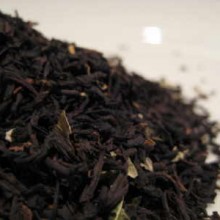 black cherry flavoured black tea leaves