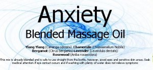 Anxiety Massage Oil